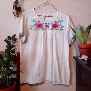 Jodifl floral embroidered blouse
